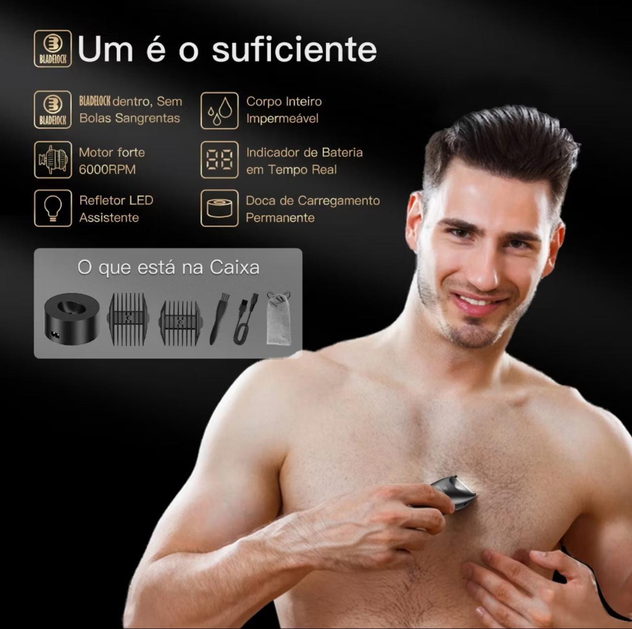 BHAD HAIR REMOVEDORA DE PELOS CORPORAIS BI VOLT
