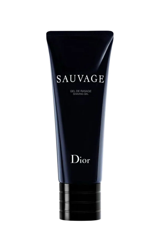 Gel DIOR de barbear para todos os tipos de pele. Proporciona um deslizar suave da lâmina sobre a pele.